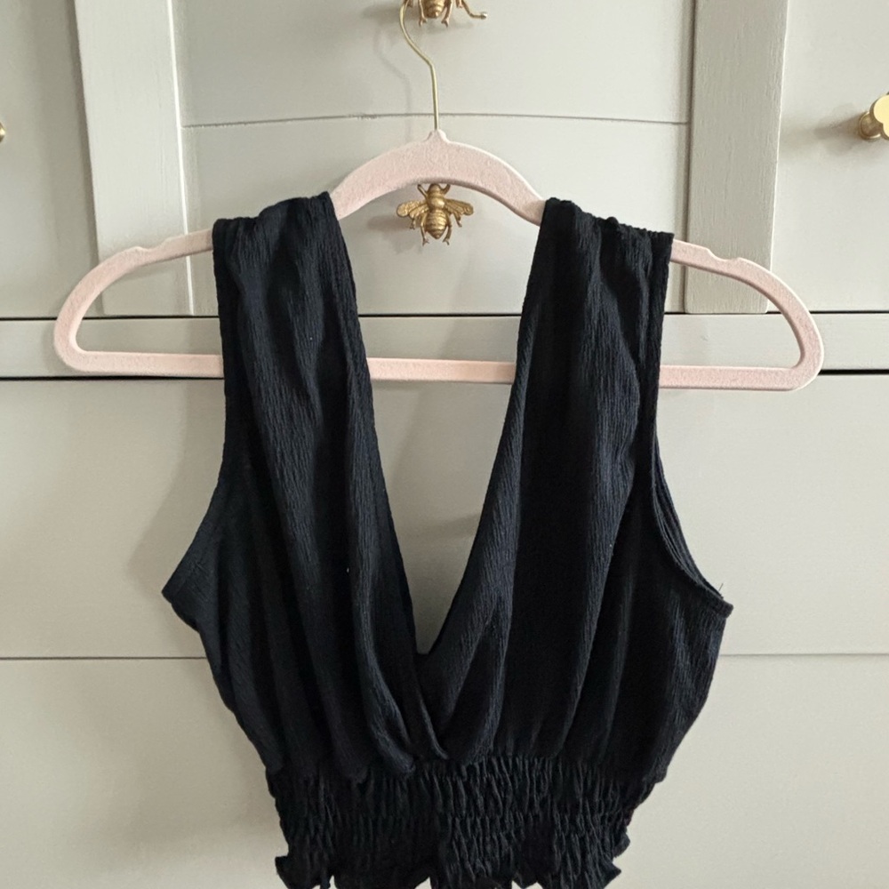 Elegant Black Sleeveless Top